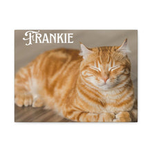 Personalized Landscape Photo Canvas Wall Art - Stretch Framed Print for Pet Lovers