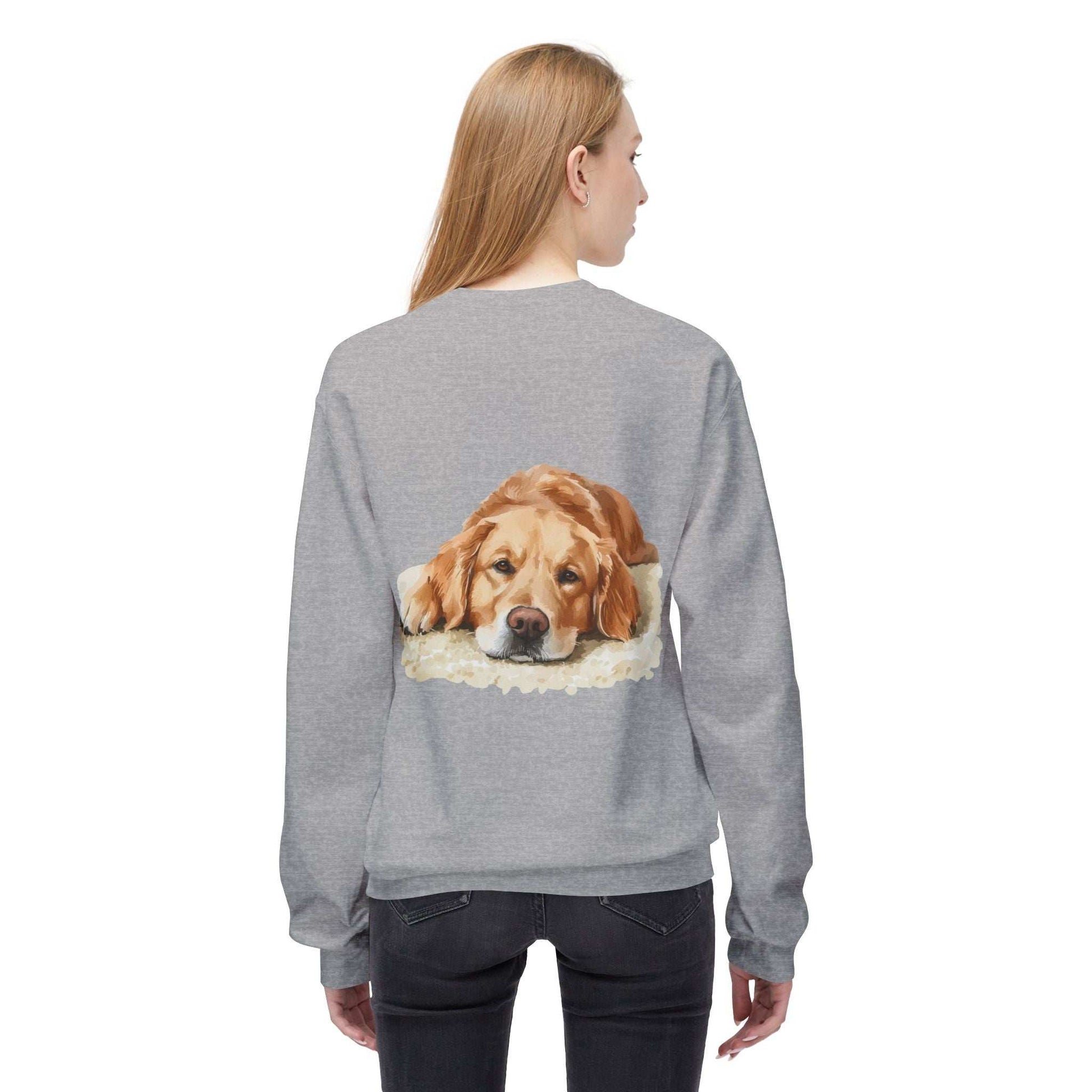 Cozy Golden Retriever Sweatshirt - Naptime Ahead Cloud - Purrfect Pet Haven
