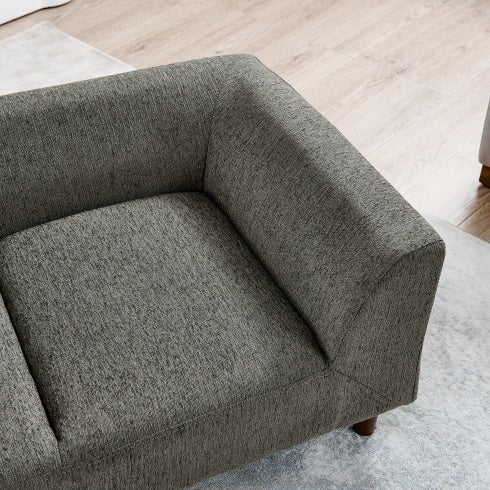 Pet Sofa With Backrest And Armrests, Modern Rectangular Pet Sofa Suitable For Medium And Large Dogs, Soft Cushion Comfortable Dog Sofa