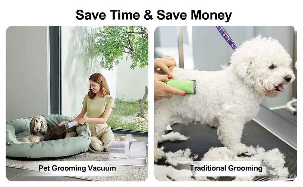 Complete Pet Grooming Kit for Heavy Shedding Dogs - Vacuum - Purrfect Pet Haven