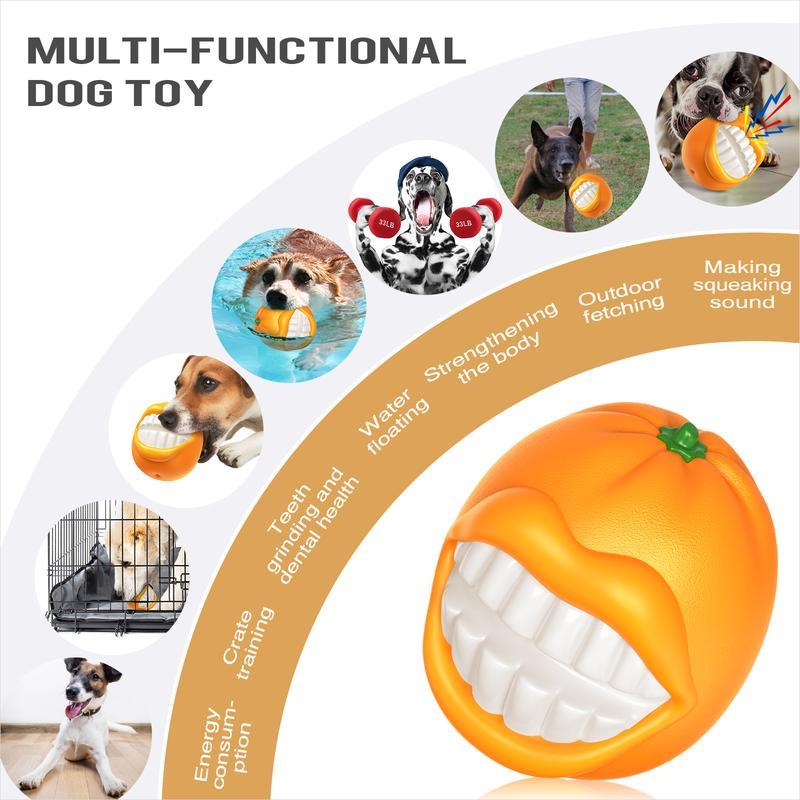 Tough Aggressive Chewers Squeaky Ball for Medium Large Extra Dog Chew Toy