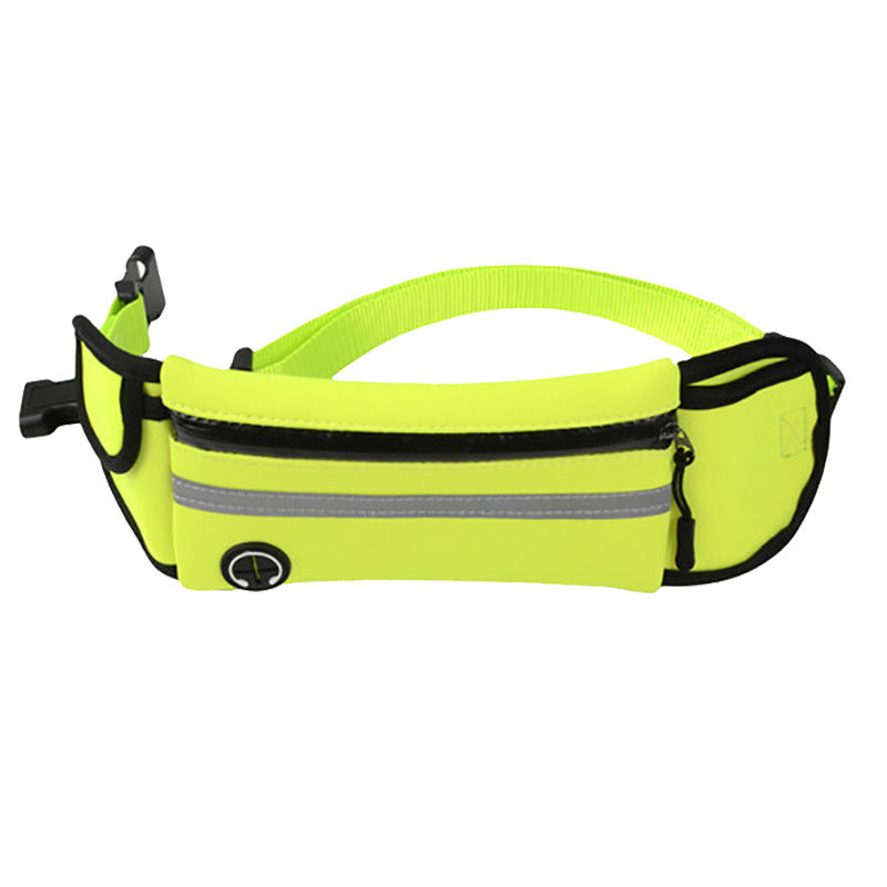 Waterproof Reflective Sports Running Pet Waist Bag with Traction Rope Leash