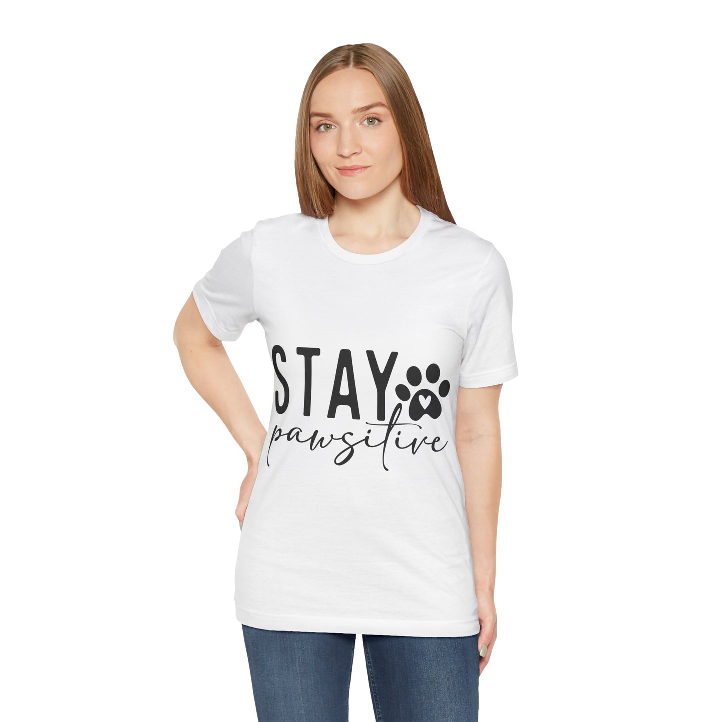 Stay Pawsitive Unisex Tee
