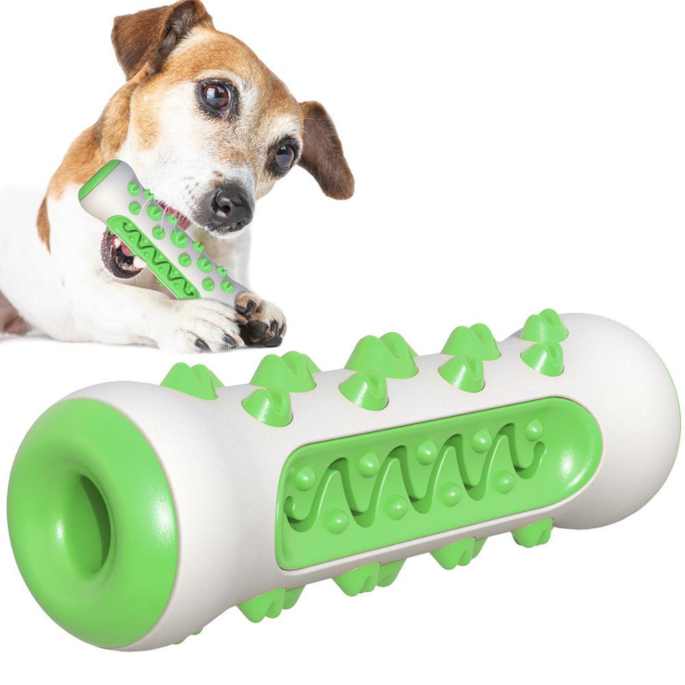 Indestructible Dog Squeaky Toys - Tough Toothbrush Chew Toy for Aggressive Chewers