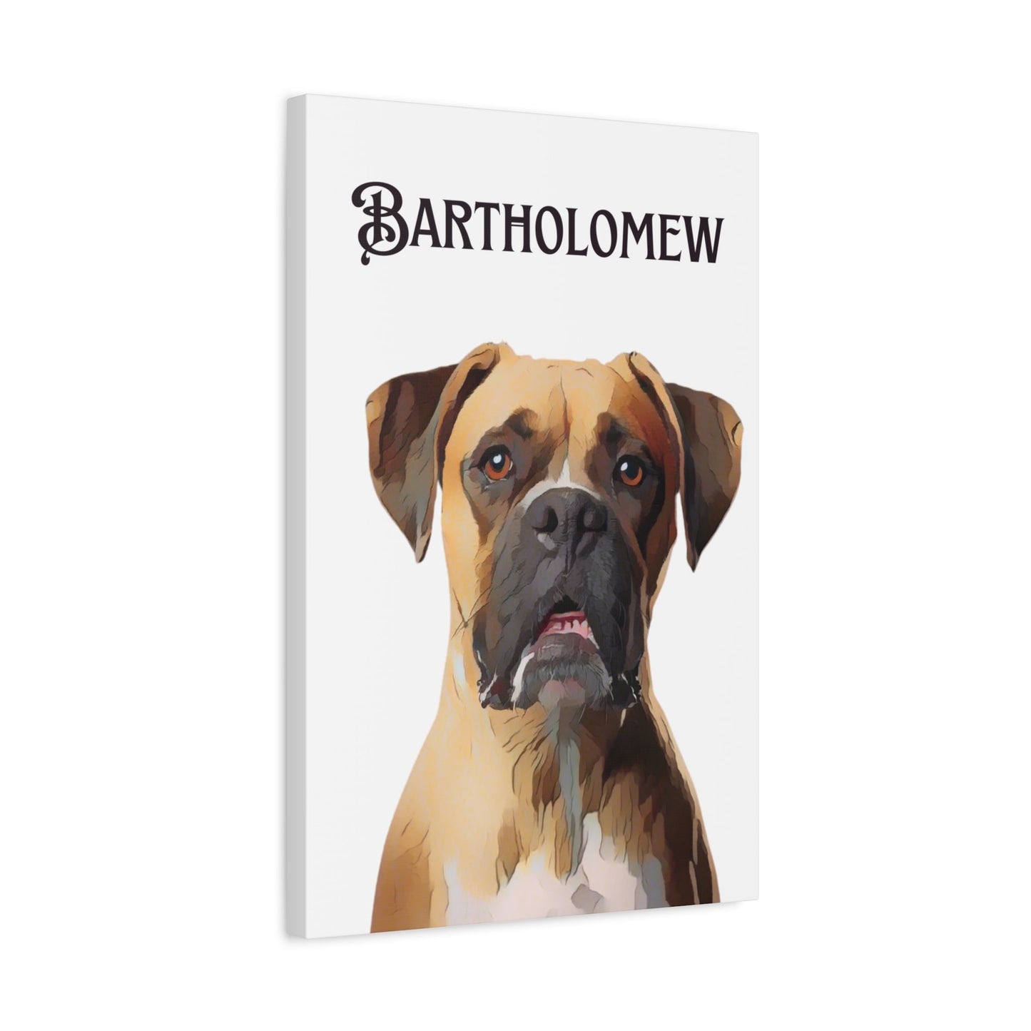 PAW-sonalized White Canvas Print | Upload Photo~Choose size | Purrfect Pet Haven