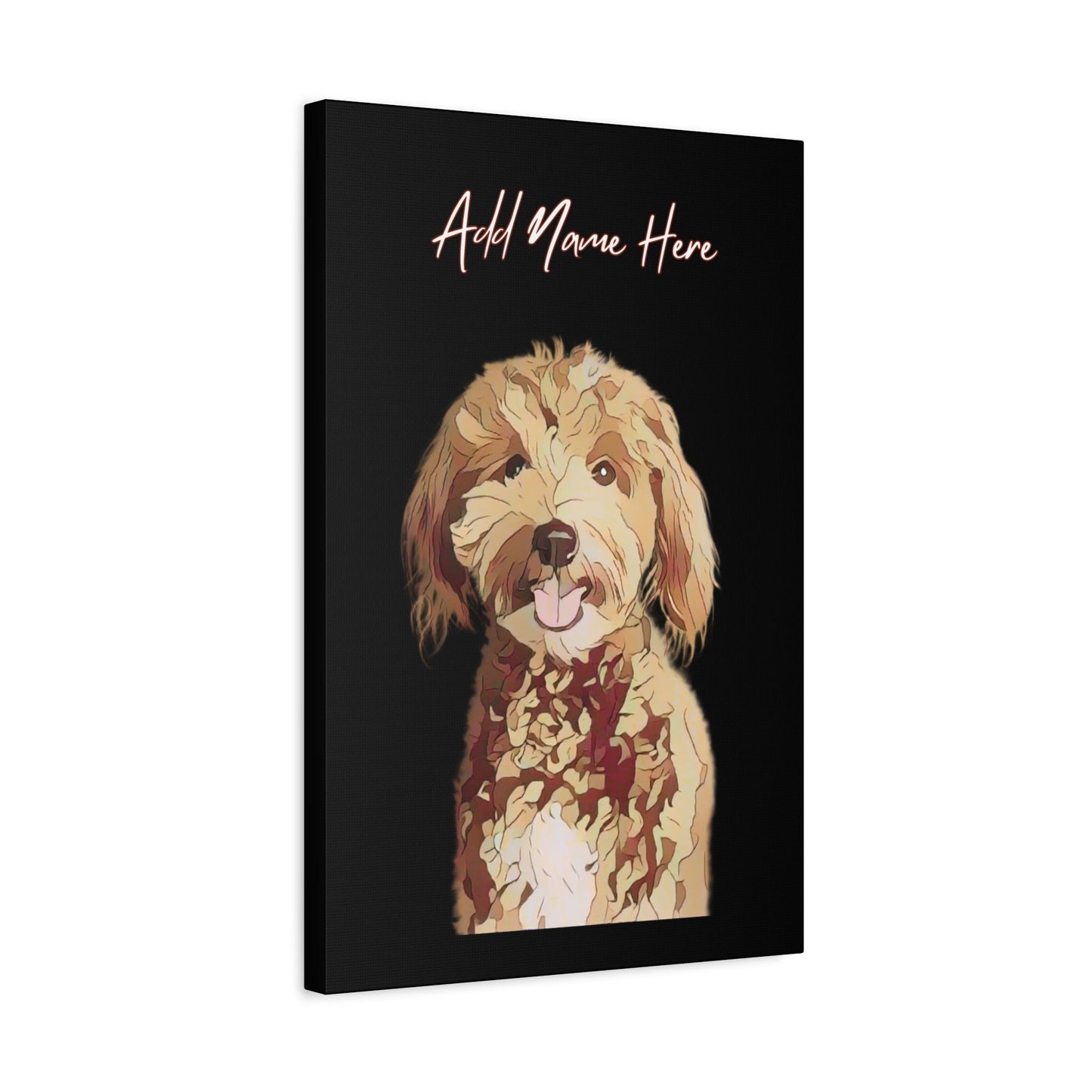 Custom Cartoonify Portrait Canvas - Personalized Art for Pet Lovers | Purrfect Pet Haven