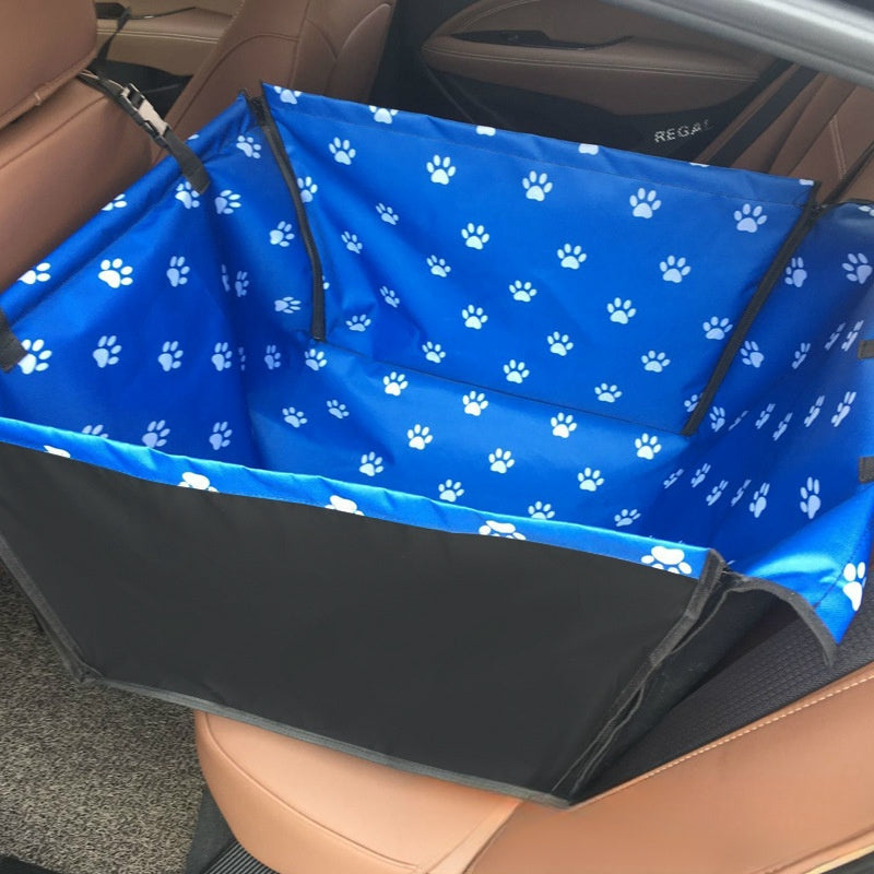 Waterproof Pet Rear Printed Double Layer Car Protection Mat