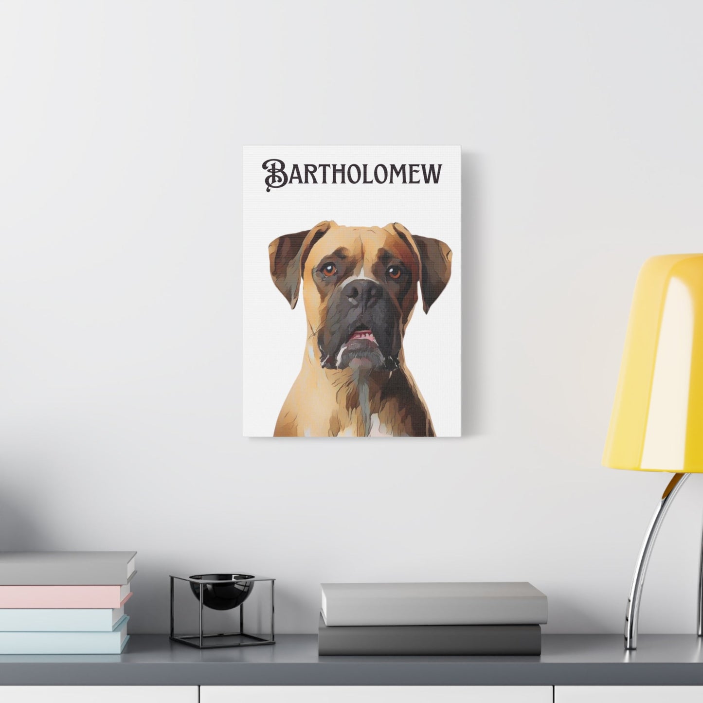 PAW-sonalized White Canvas Print | Upload Photo~Choose size | Purrfect Pet Haven