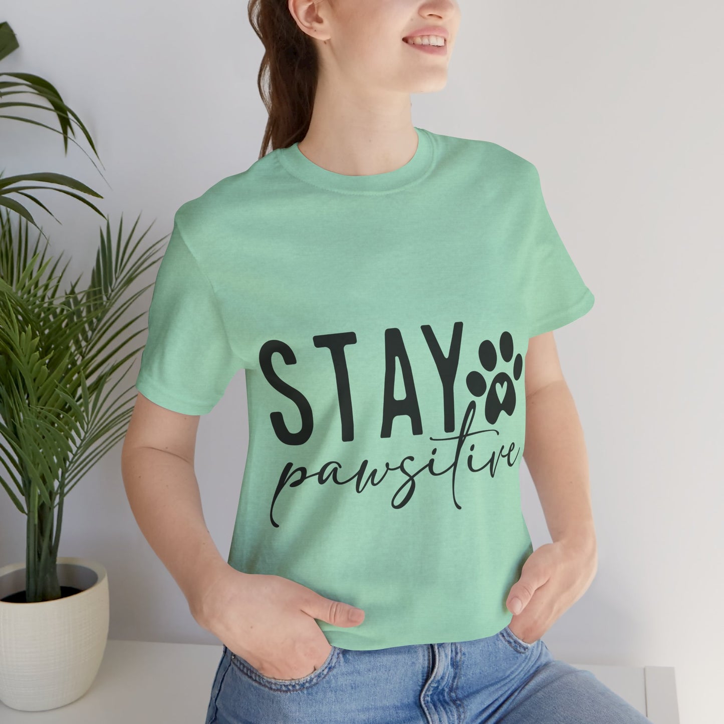 Stay Pawsitive Unisex Tee