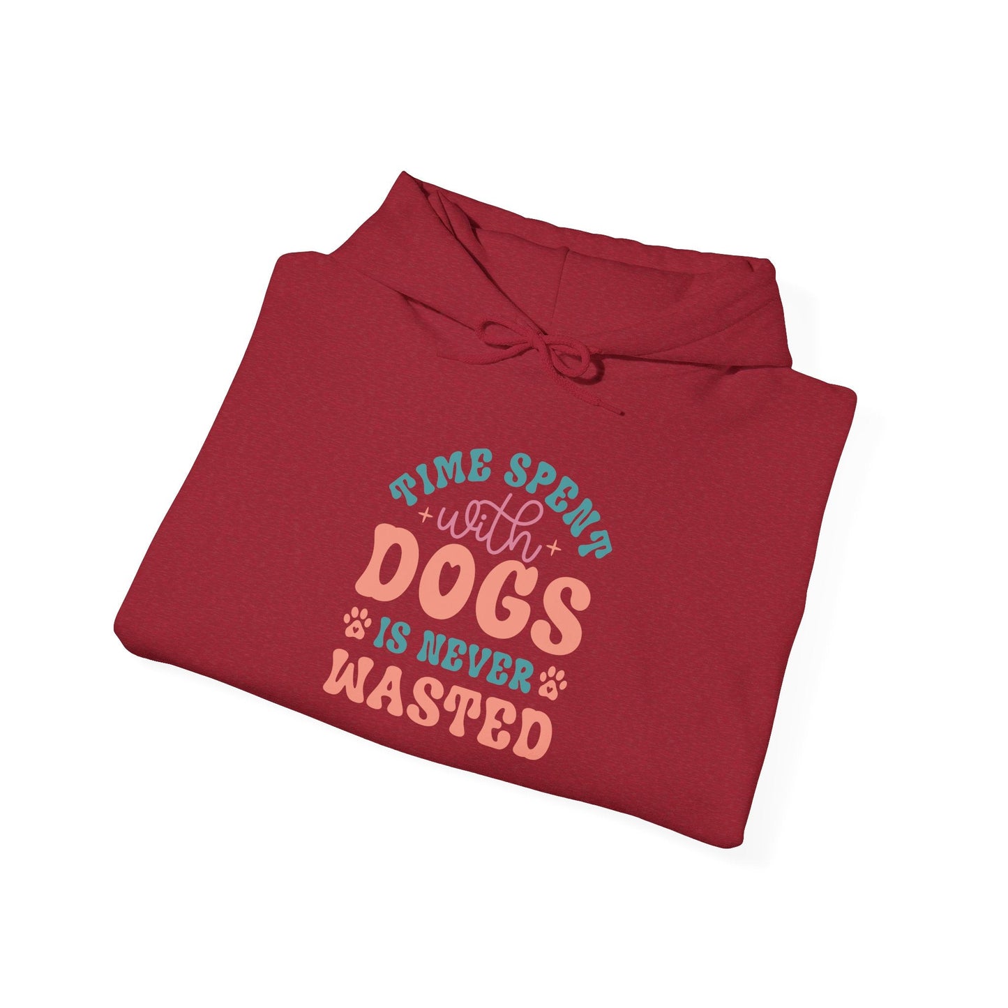 Time Spent with Dogs Hoodie - Perfect for Dog Lovers | Purrfect Pet Haven