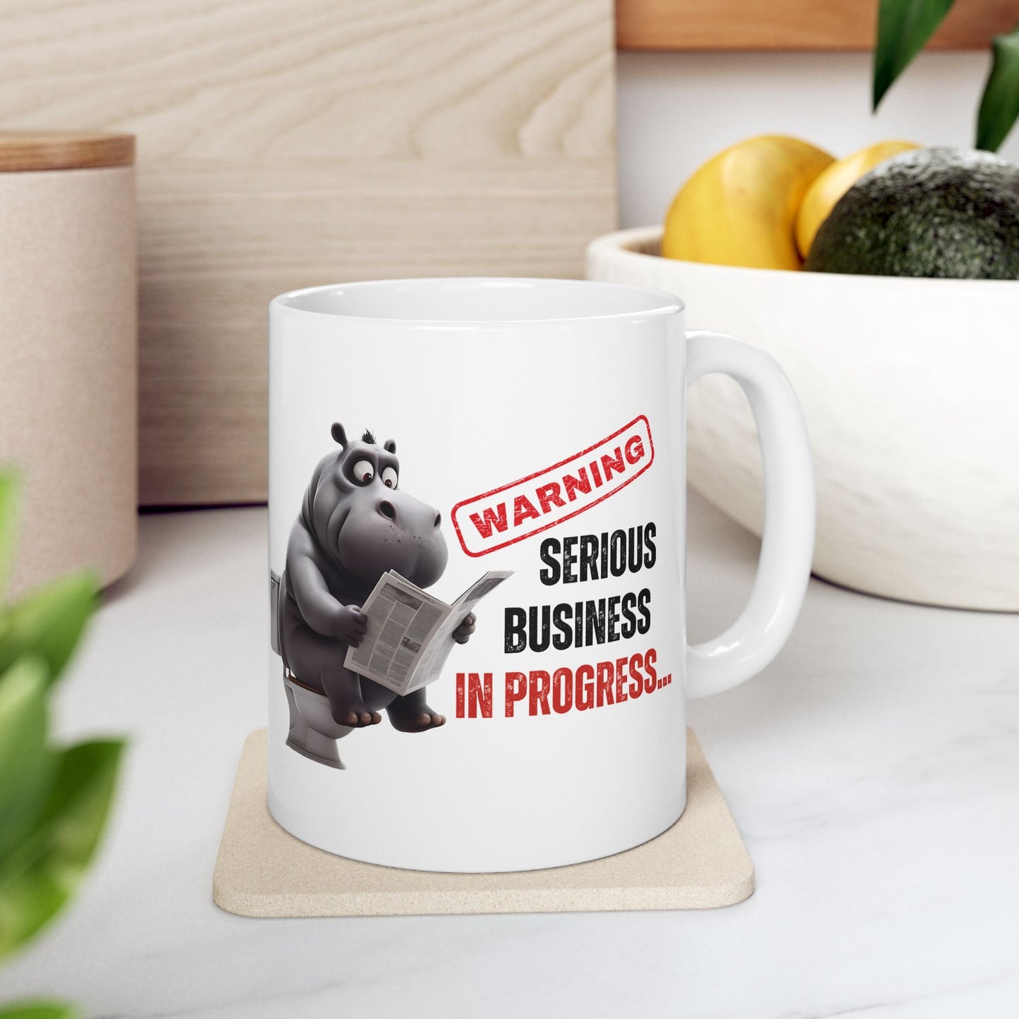 Funny Toilet Humor Ceramic Mug - 11oz & 15oz Coffee Cup for Adults | Purrfect Pet Haven