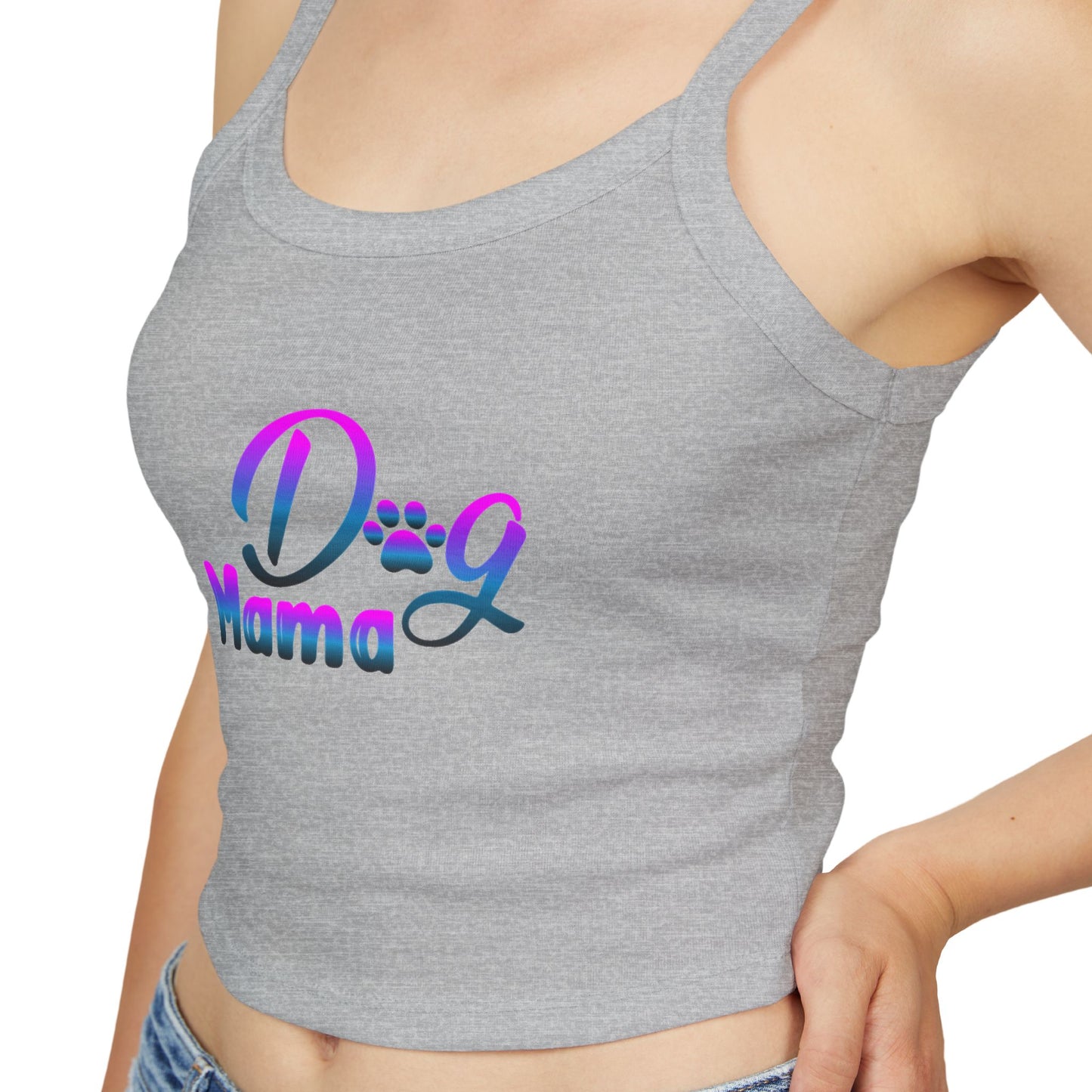 Dog Mama - Spaghetti Strap Tank Top