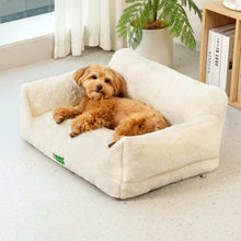 Luxury Pet Sofa Bed - Ultra-Soft Faux Rabbit Fur With Removable Cover - Purrfect Pet Haven