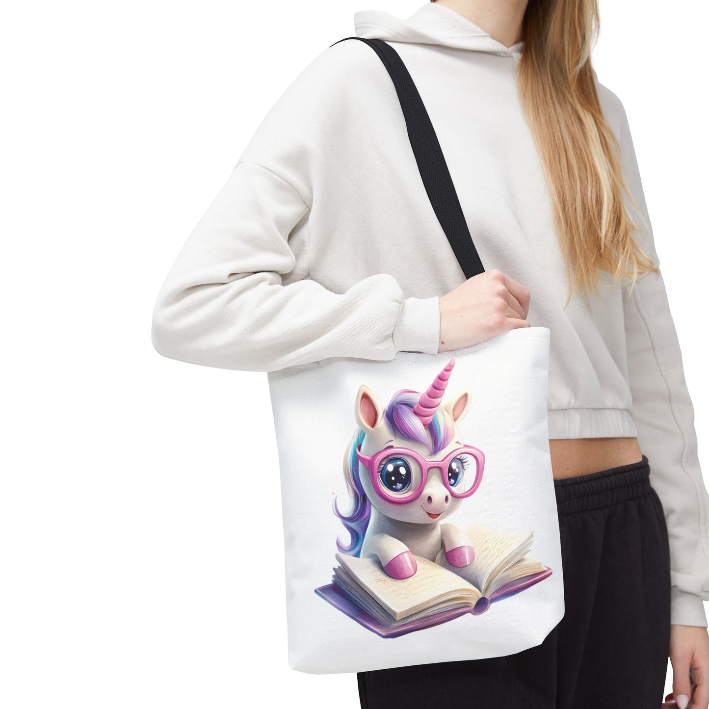 Cute Unicorn Reading Tote Bag - Perfect for Book Lovers | Purrfect Pet Haven