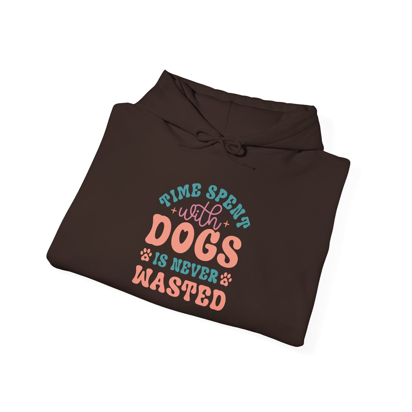 Time Spent with Dogs Hoodie - Perfect for Dog Lovers | Purrfect Pet Haven