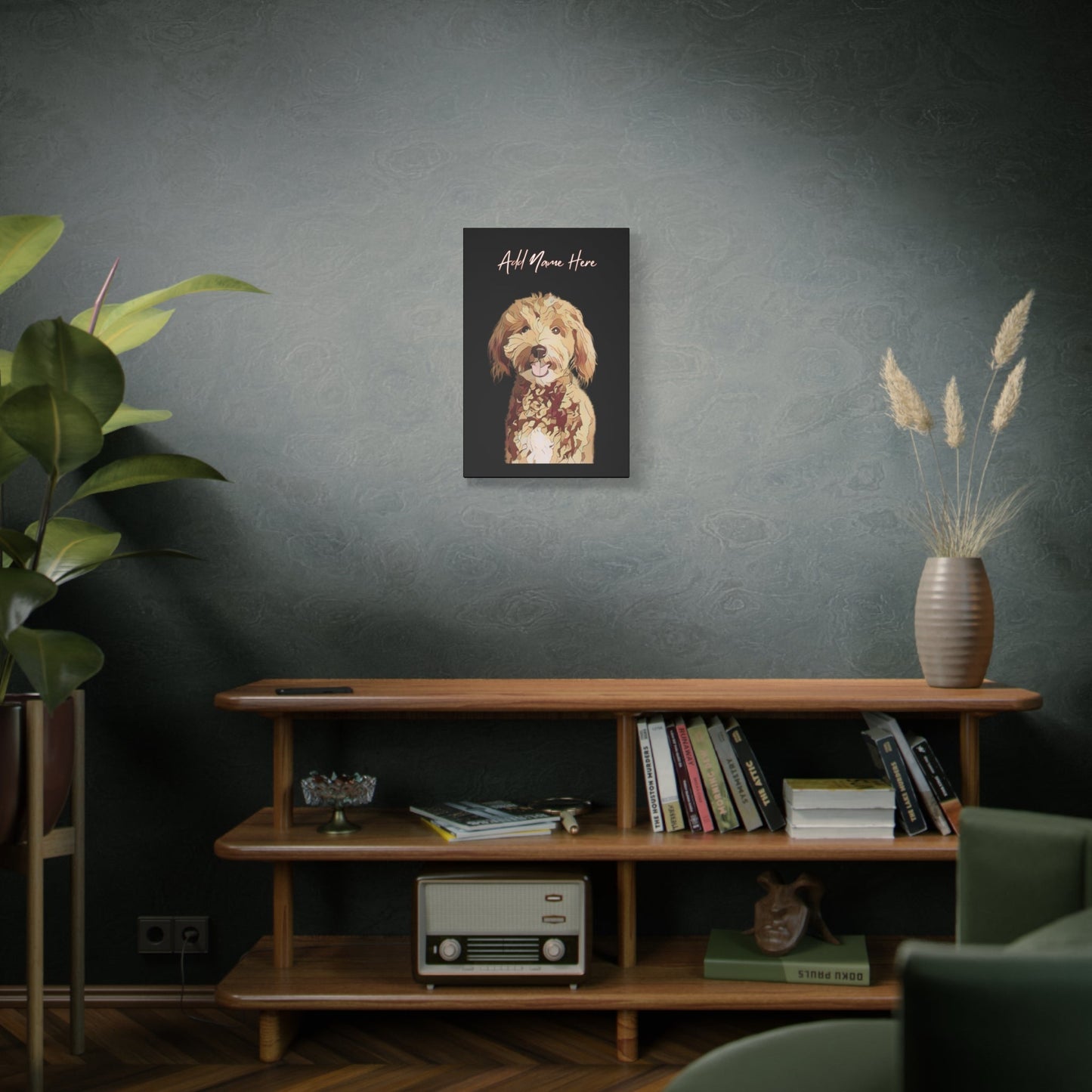 Custom Cartoonify Portrait Canvas - Personalized Art for Pet Lovers | Purrfect Pet Haven