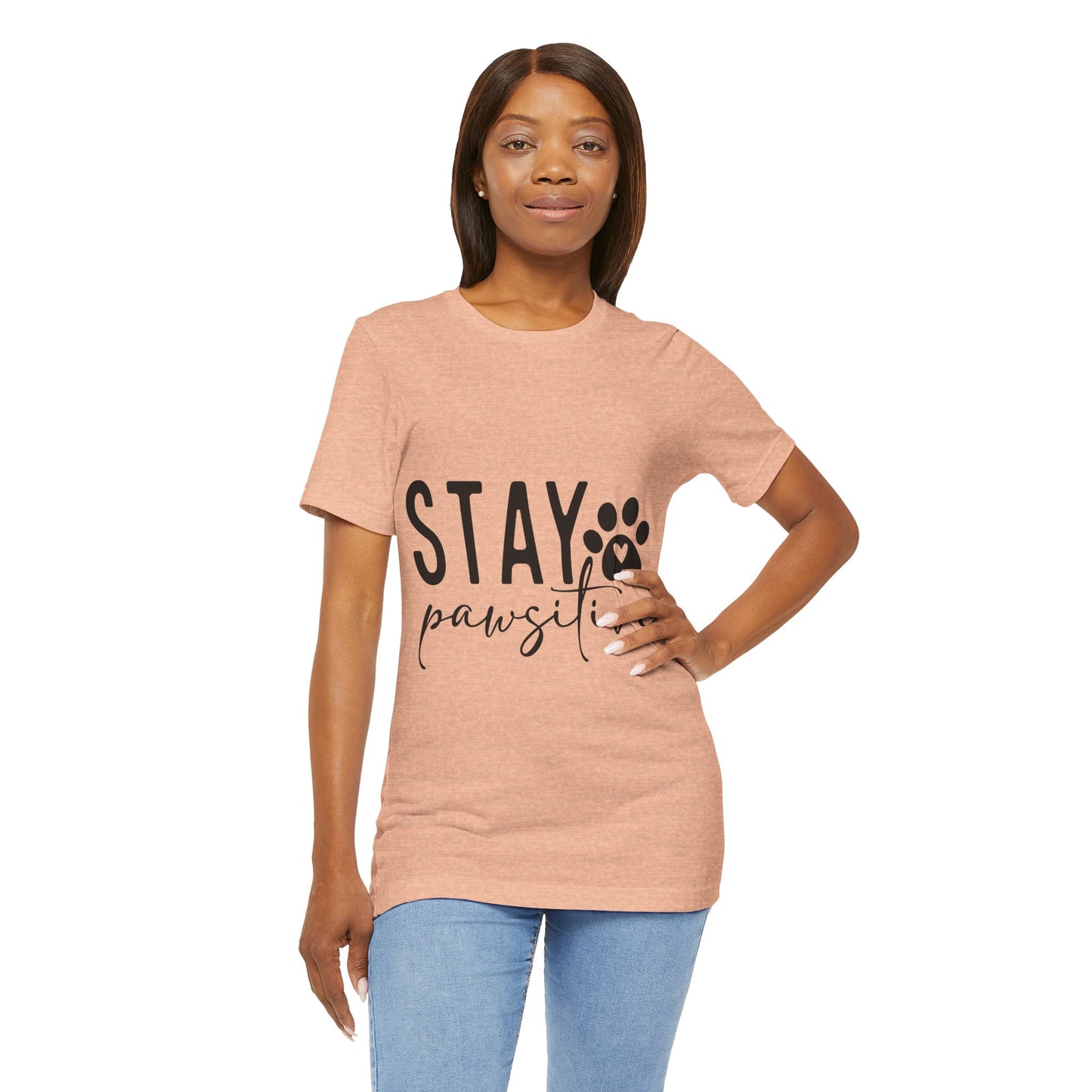 Stay Pawsitive Unisex Tee