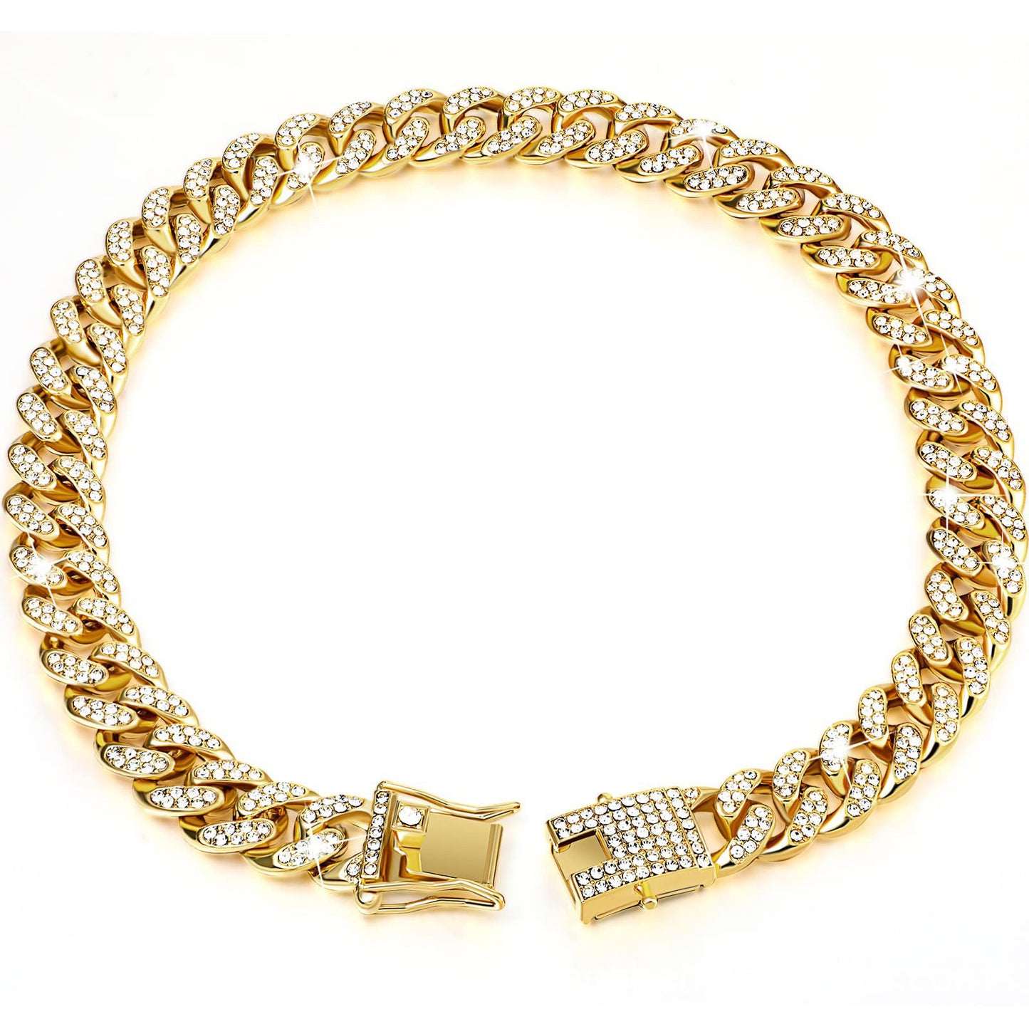 Diamond Hip Hop Dog Cat Pet Collar Necklace