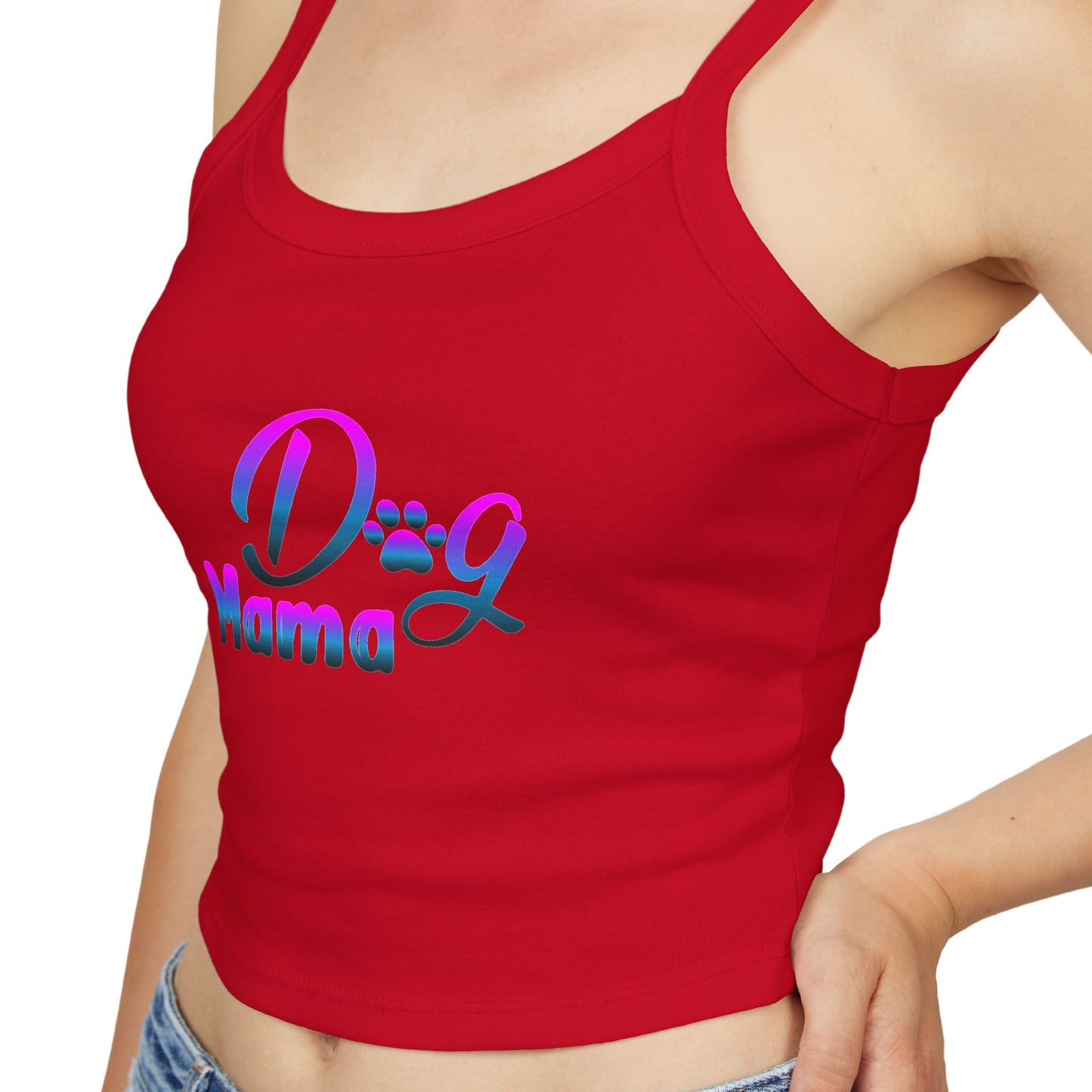 Dog Mama - Spaghetti Strap Tank Top