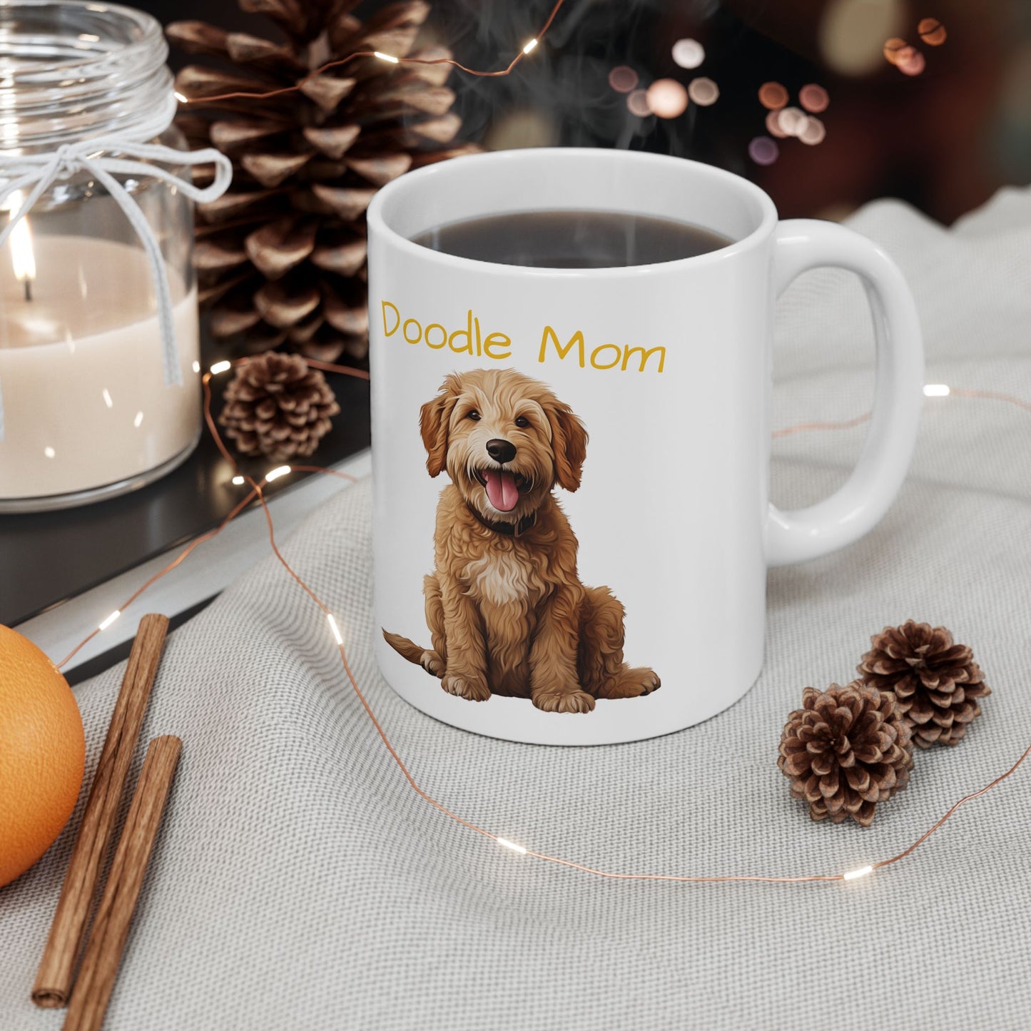 Doodle Dog Mom Ceramic Mug - Perfect Gift for Pet Lovers
