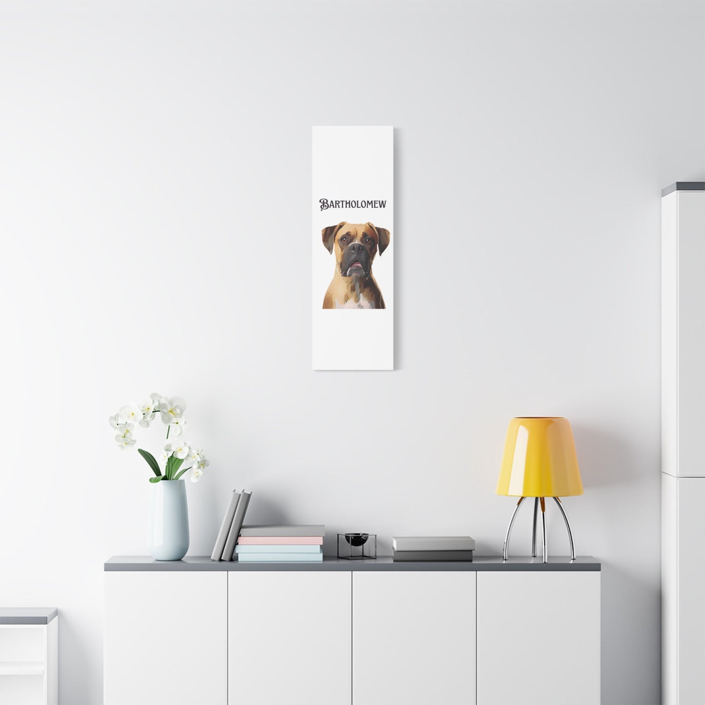 PAW-sonalized White Canvas Print | Upload Photo~Choose size | Purrfect Pet Haven