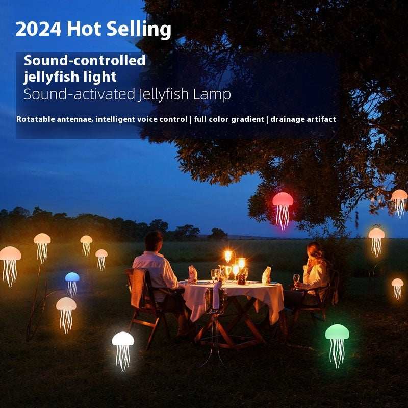 Portable LED Jellyfish Mood Lamp - Smart Night Light - Purrfect Pet Haven