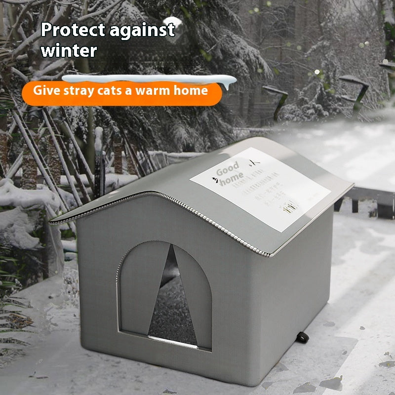 Waterproof Love Stray Cat Nest - Warm Shelter
