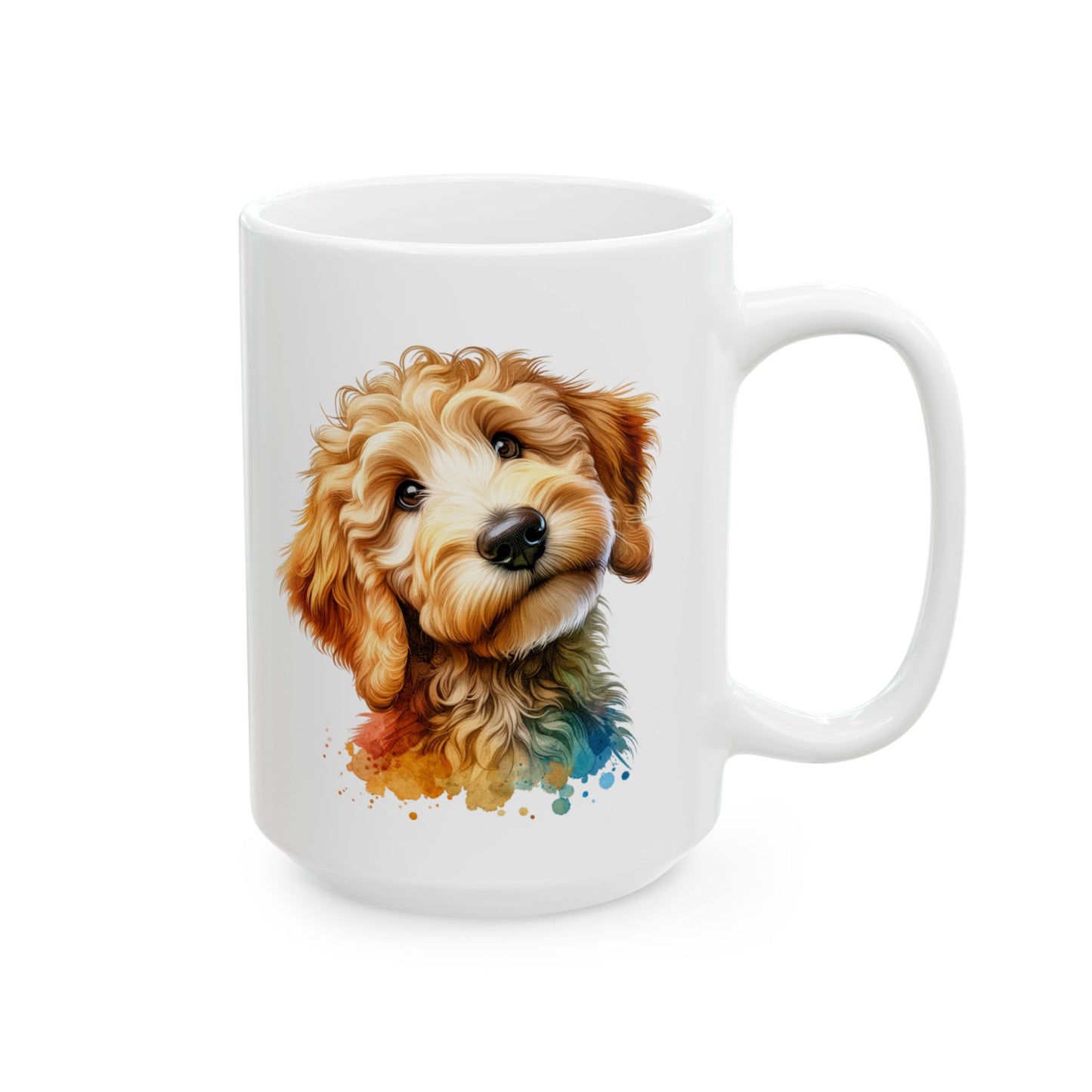 Cute Goldendoodle Dog Lovers Ceramic Mug - 11oz & 15oz - Perfect Gift for Doodle Owners