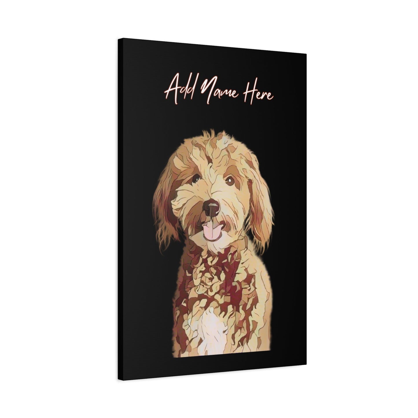 Custom Cartoonify Portrait Canvas - Personalized Art for Pet Lovers | Purrfect Pet Haven