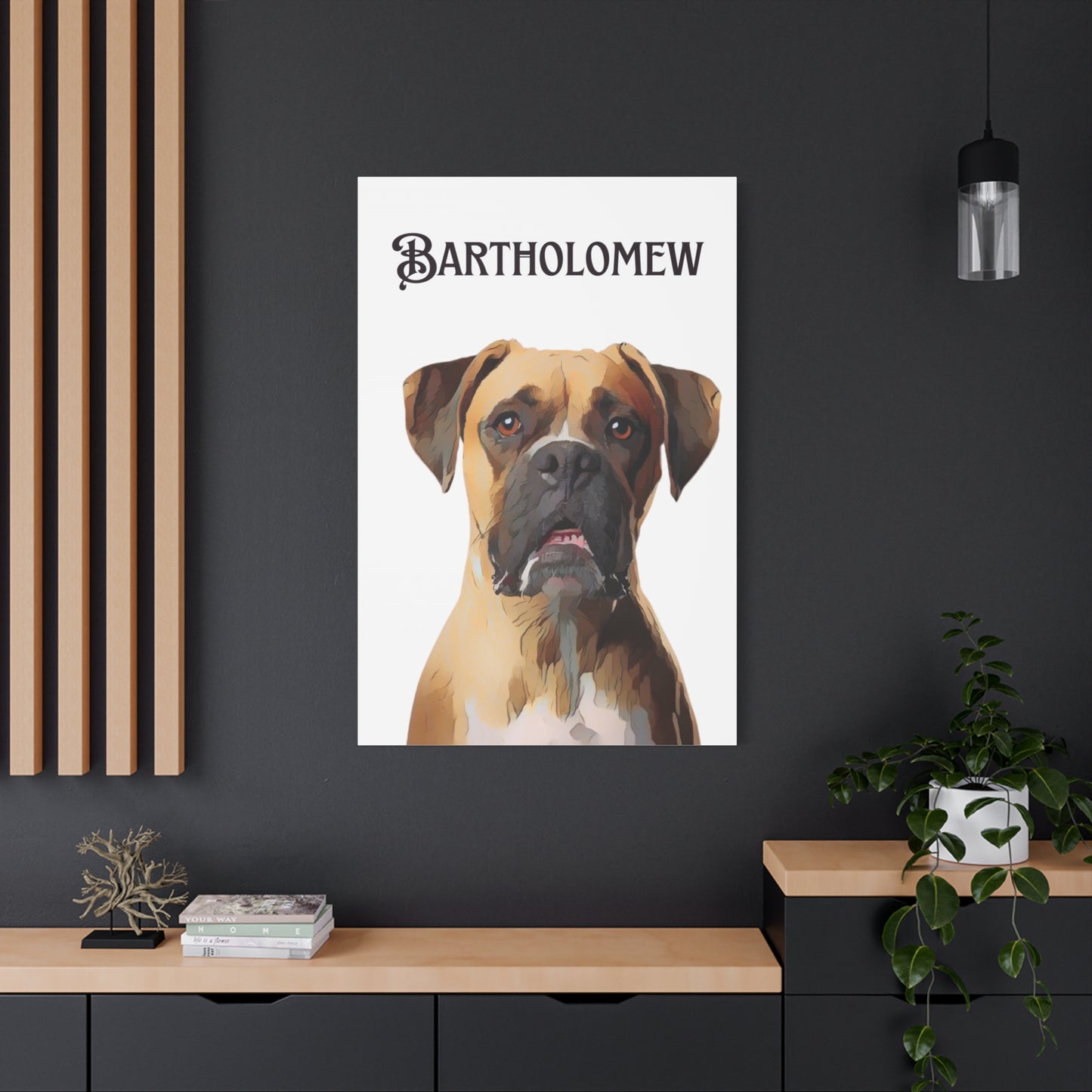 PAW-sonalized White Canvas Print | Upload Photo~Choose size | Purrfect Pet Haven