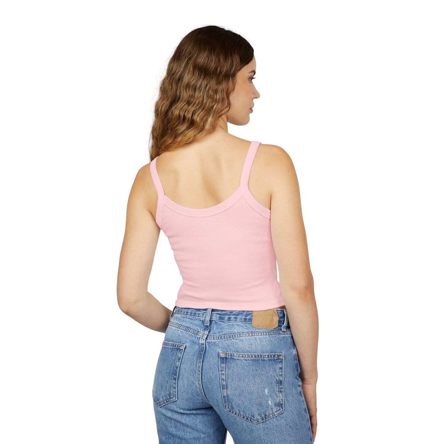 "Less People, More Dogs" Women's Spaghetti Strap Tank Top - Perfect for Dog Lovers | Purrfect Pet Haven