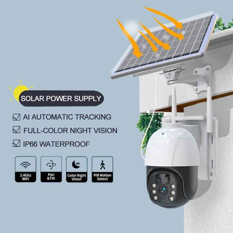 Solar Pet Camera - Outdoor with Two-Way Audio & Night Vision - Purrfect Pet Haven