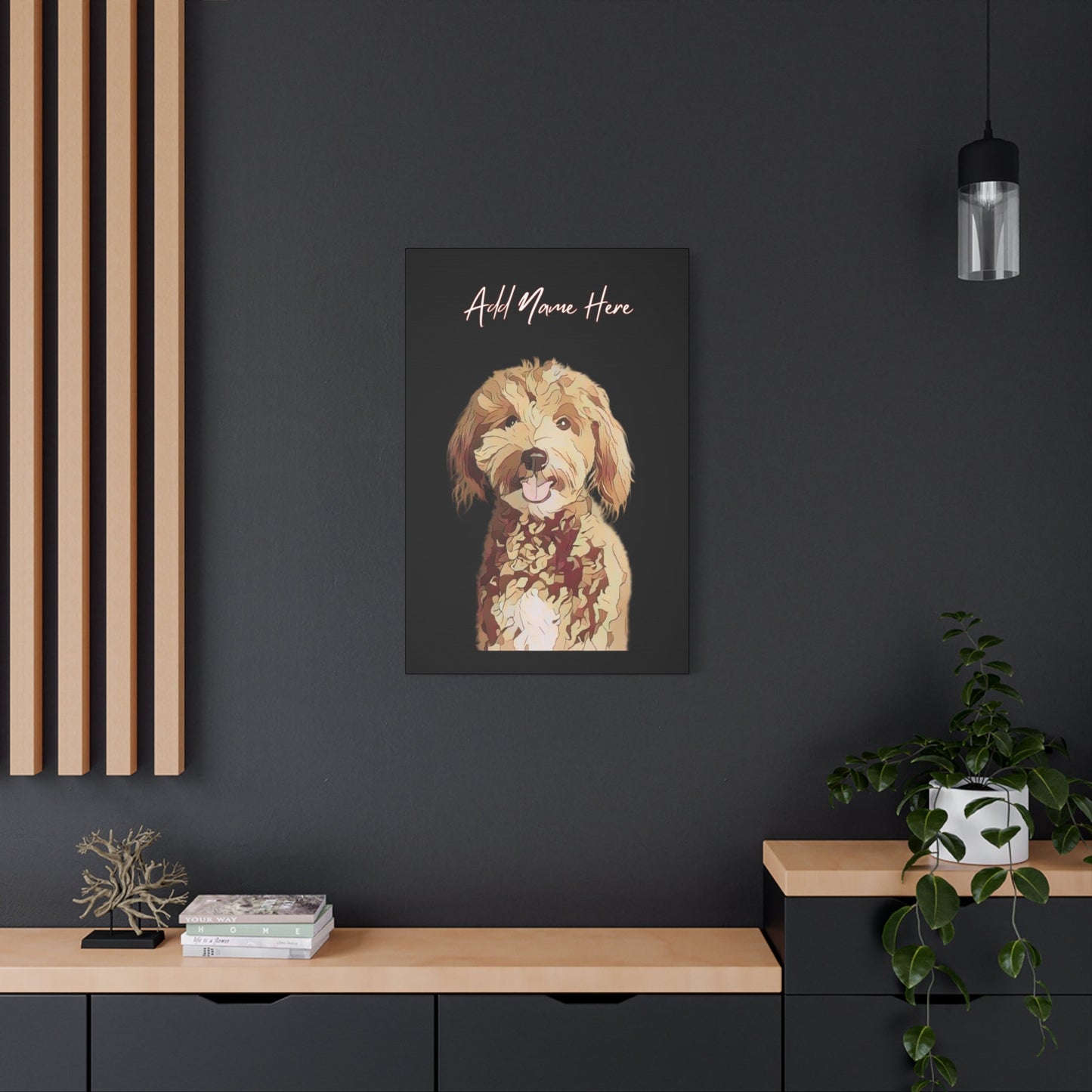 Custom Cartoonify Portrait Canvas - Personalized Art for Pet Lovers | Purrfect Pet Haven