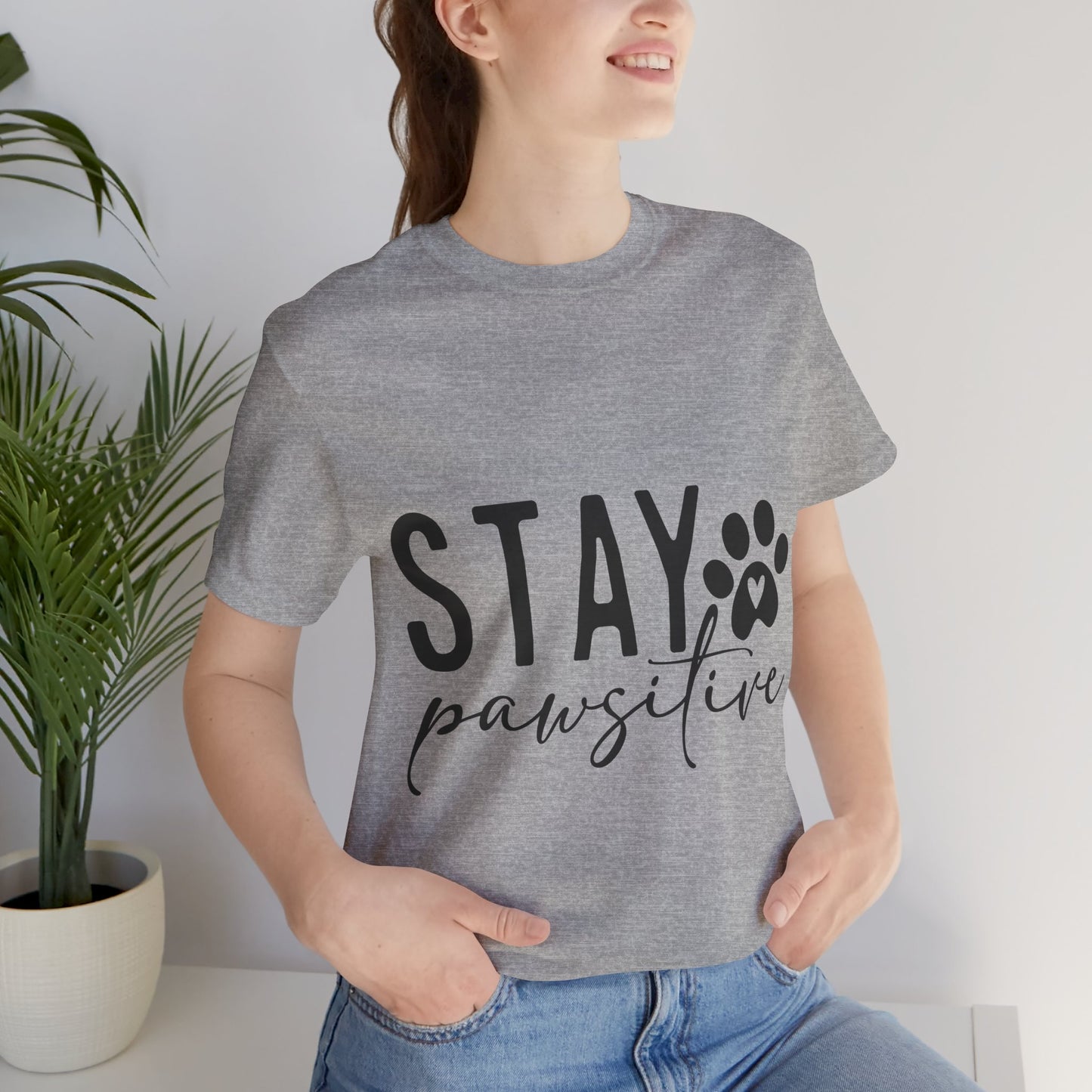 Stay Pawsitive Unisex Tee