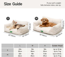 Luxury Pet Sofa Bed - Ultra-Soft Faux Rabbit Fur With Removable Cover - Purrfect Pet Haven