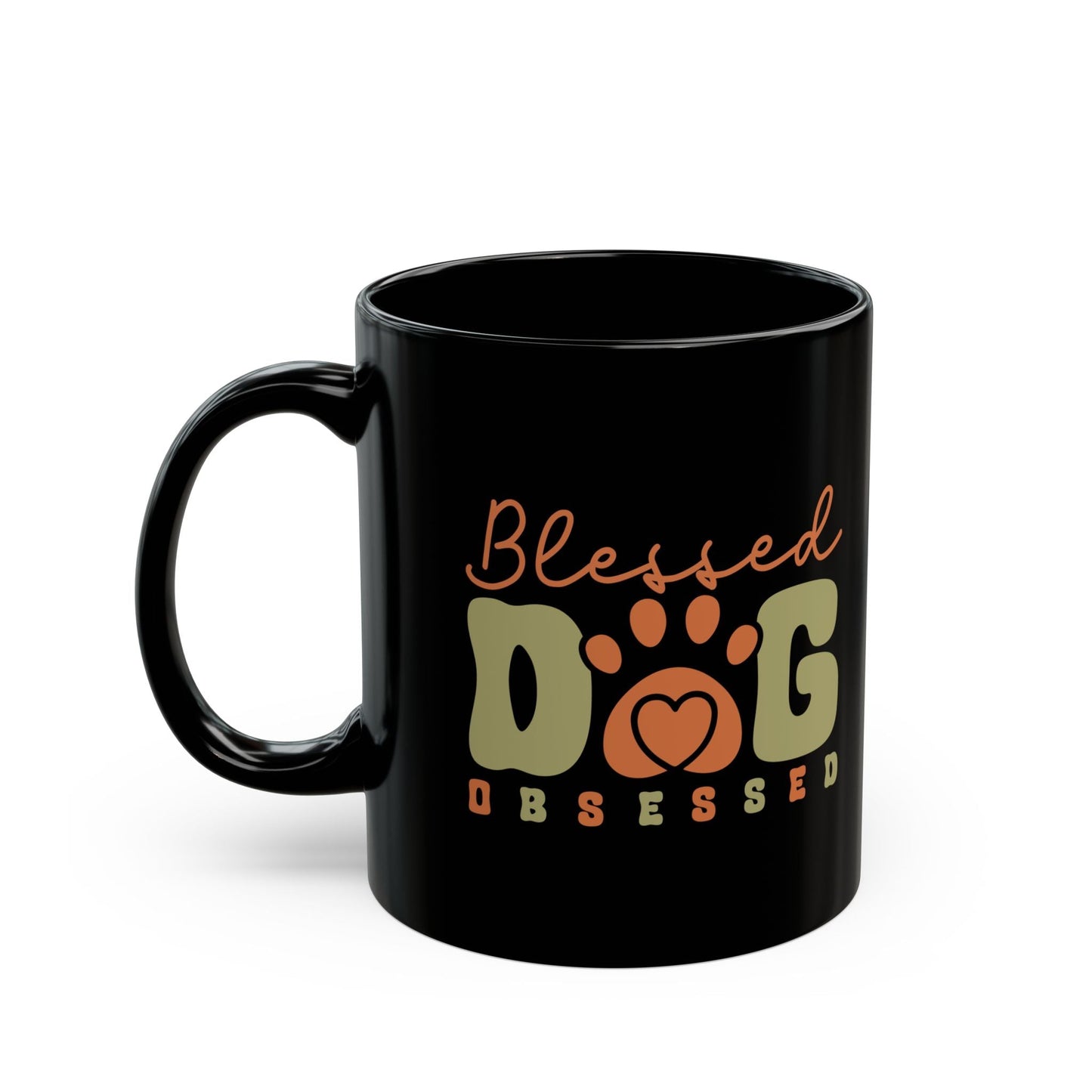 Blessed Dog Obsessed Black Mug - Perfect Gift for Dog Lovers | Purrfect Pet Haven