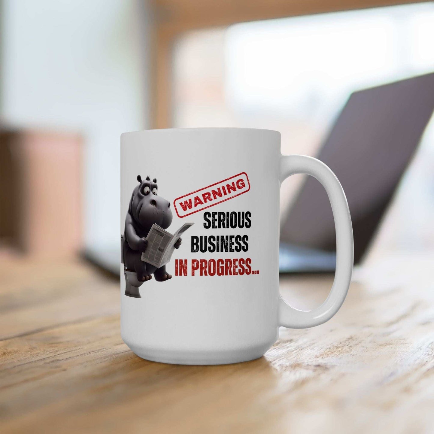 Funny Toilet Humor Ceramic Mug - 11oz & 15oz Coffee Cup for Adults | Purrfect Pet Haven