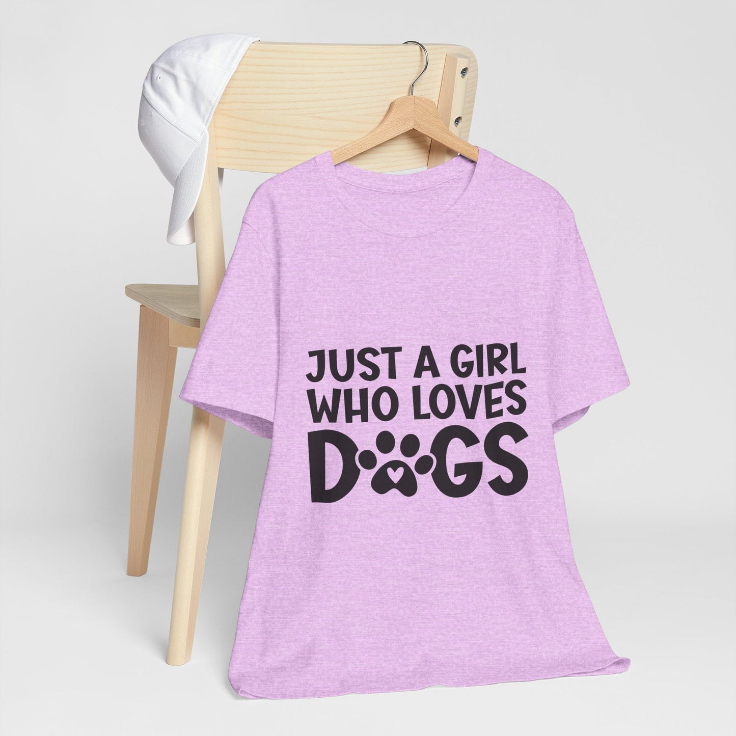 Dog Lover Unisex Tee - Just a Girl Who Loves Dogs | Purrfect Pet Haven