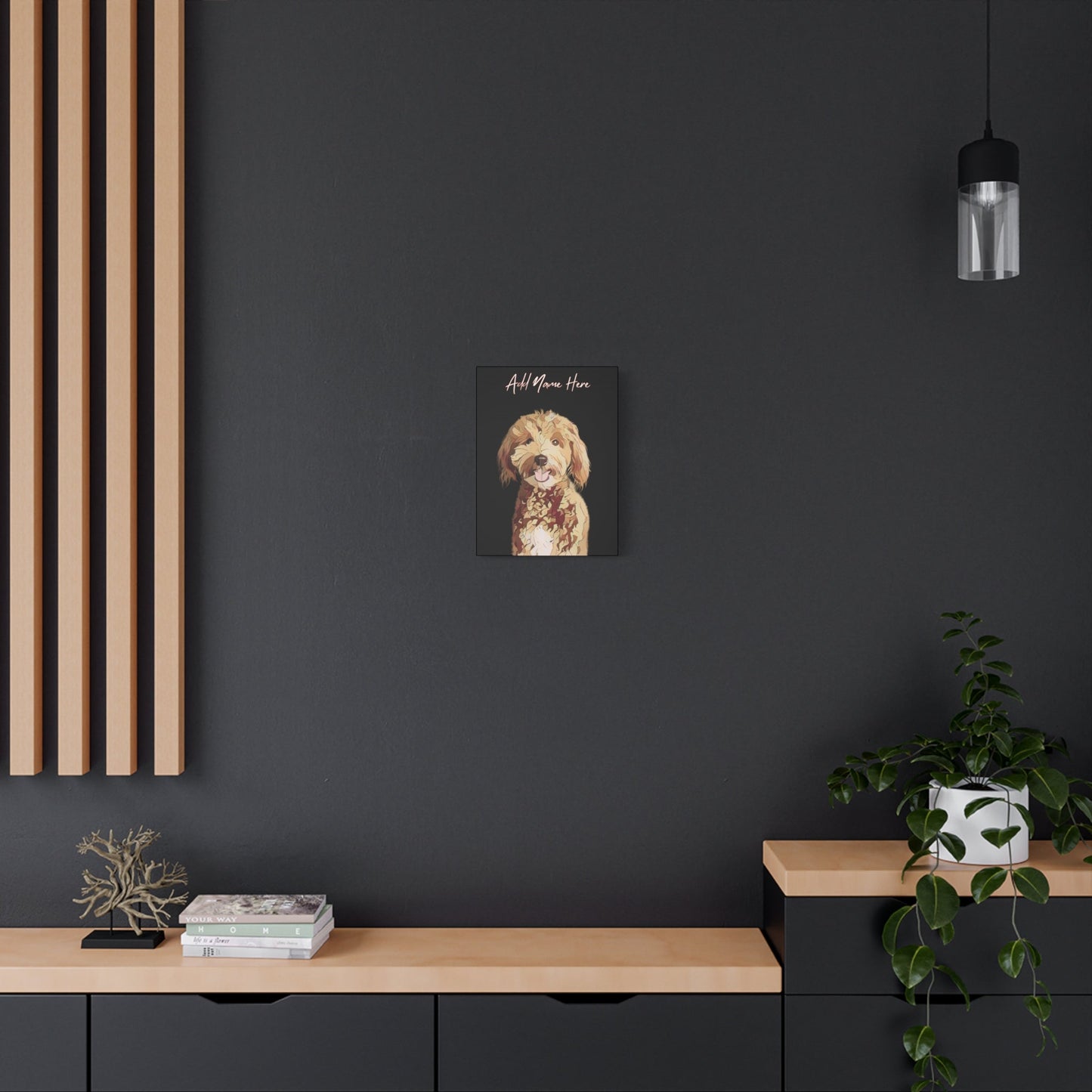 Custom Cartoonify Portrait Canvas - Personalized Art for Pet Lovers | Purrfect Pet Haven