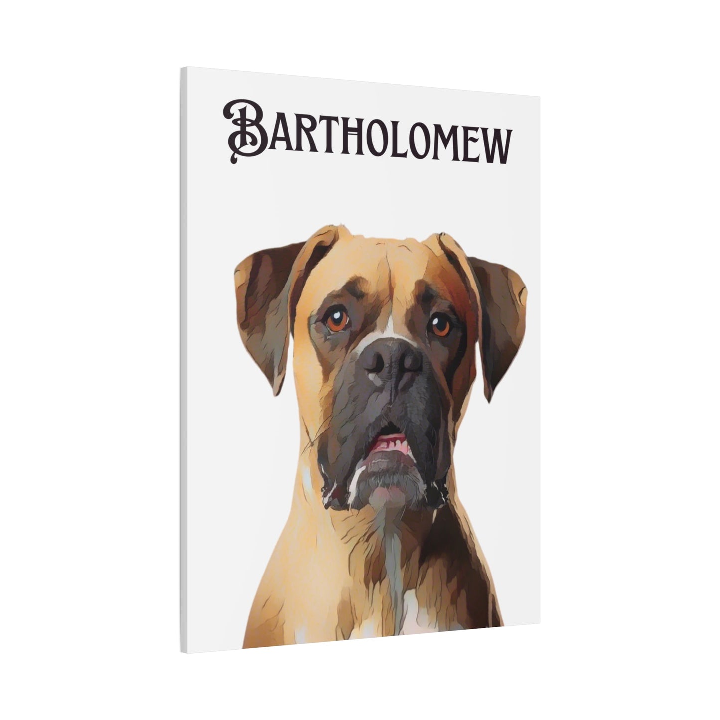 PAW-sonalized White Canvas Print | Upload Photo~Choose size | Purrfect Pet Haven