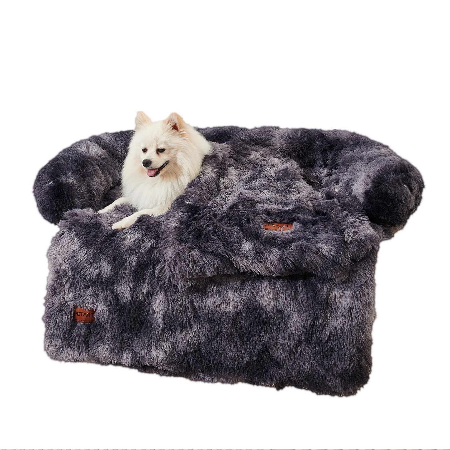 Dog Couch Bed Mat - Fluffy with Blanket