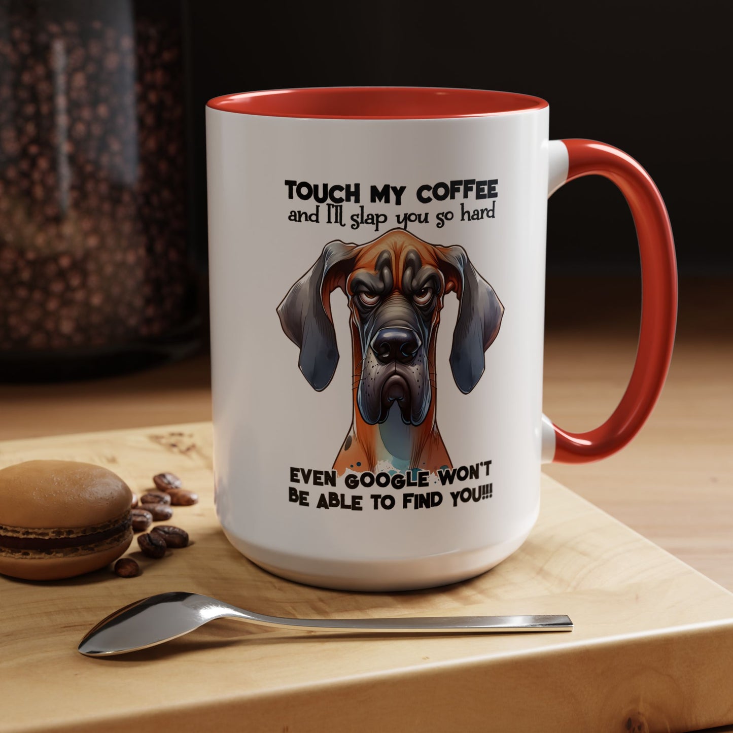 Funny Dog Coffee Mug for Pet Lovers – Tough Coffee Quote – Gift for Dog Owners | Purrfect Pet Haven