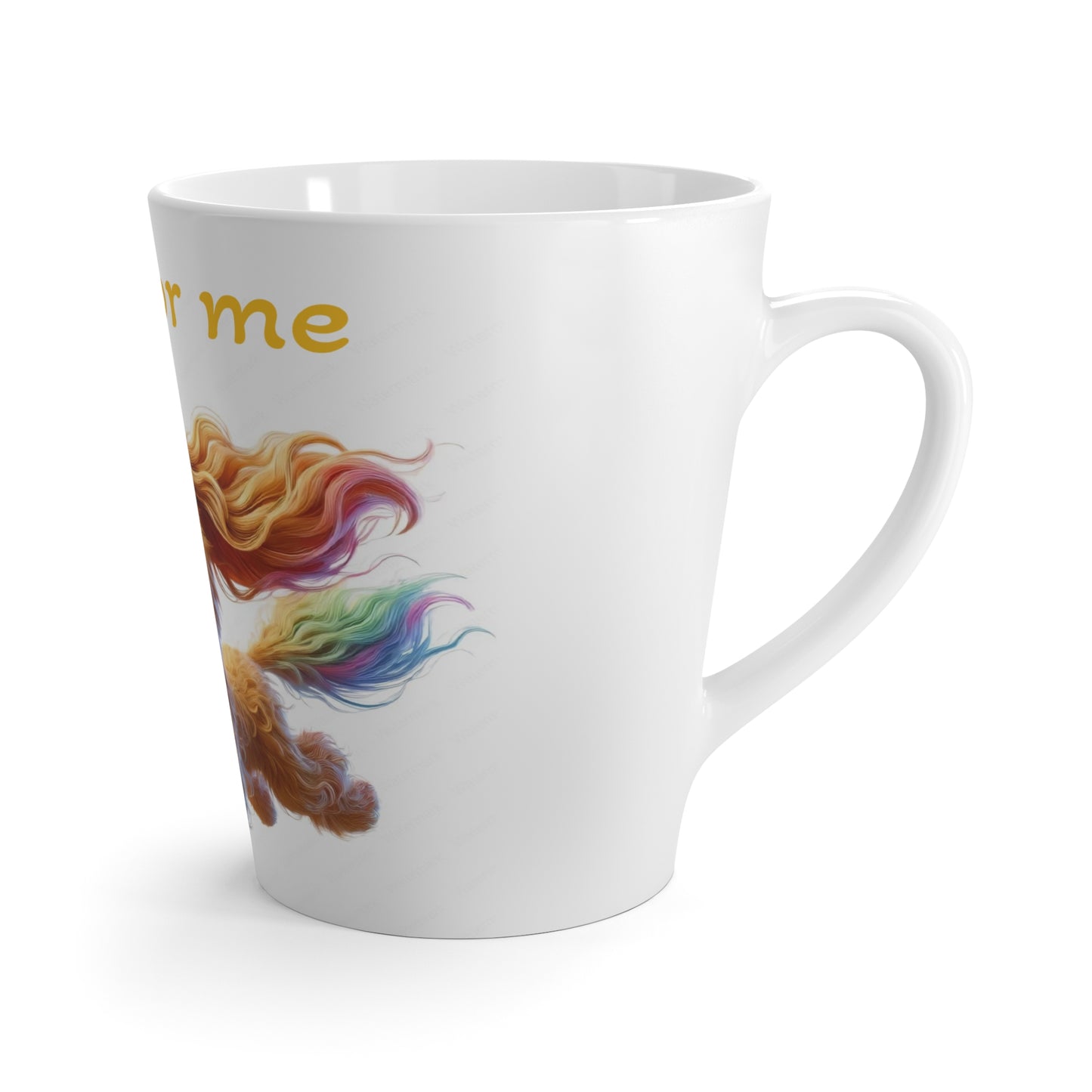 Cute Dog Latte Mug - "Wait for Me" Inspirational Coffee Cup for Pet Lovers | Purrfect Pet Haven