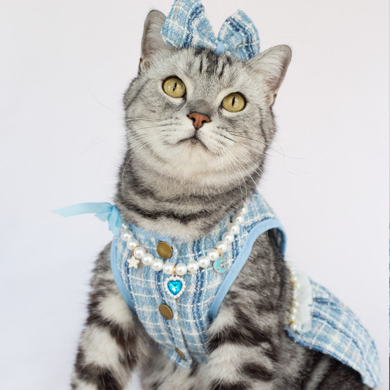 Pet Skirt Cat Fashion Cute Dress