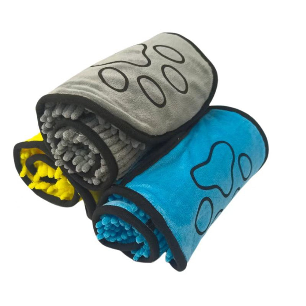 Specially Designed Pet Bath Towel Quickly Absorbs Water - Dogs or Cats