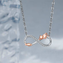 Special-interest Design Infinite Symbol Pendant Cat Necklace Gift