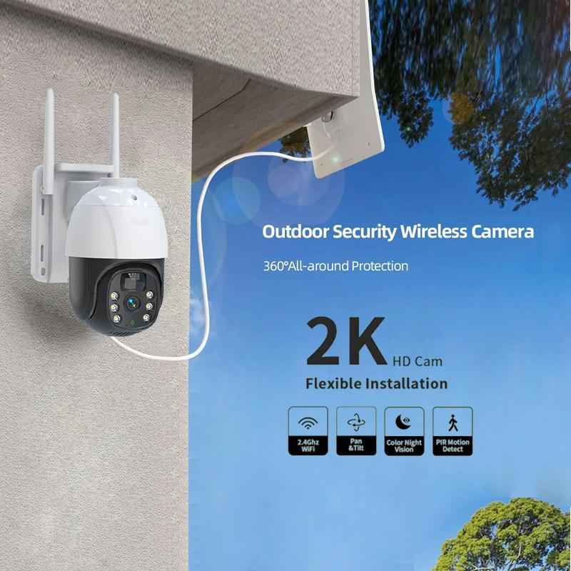 Solar Pet Camera - Outdoor with Two-Way Audio & Night Vision - Purrfect Pet Haven