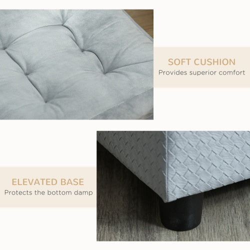 Luxury Small Dog Bed - Hidden Storage