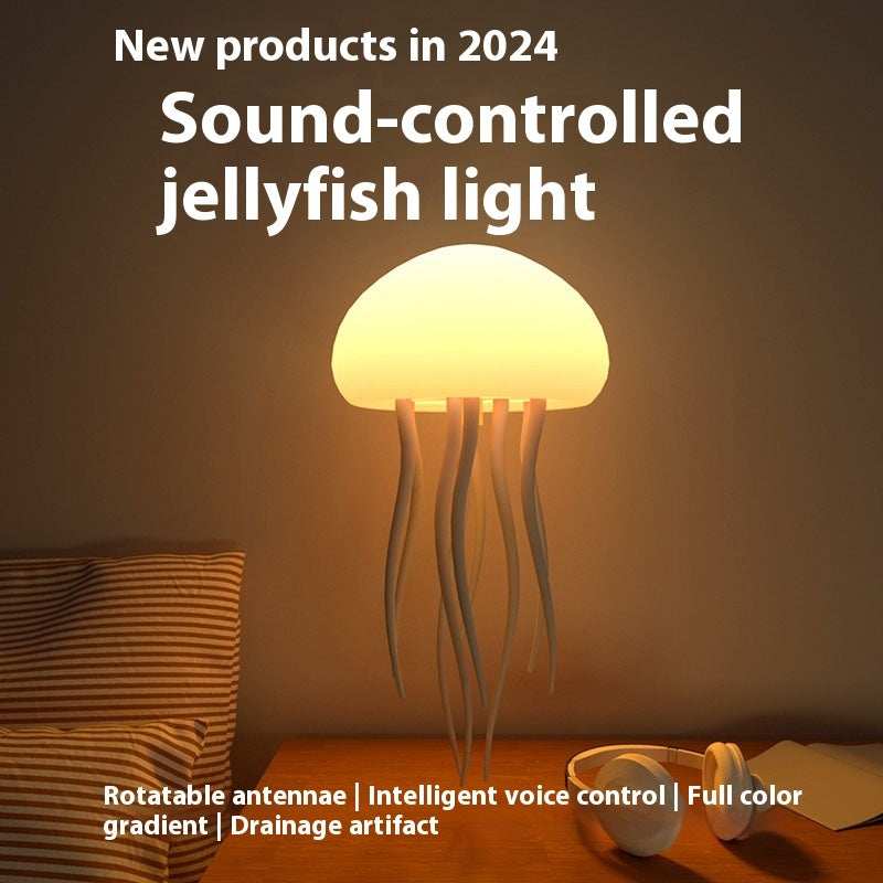 Portable LED Jellyfish Mood Lamp - Smart Night Light - Purrfect Pet Haven