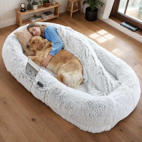 Human-Sized Dog Bed - Washable Orthopedic Extra Large - Purrfect Pet Haven